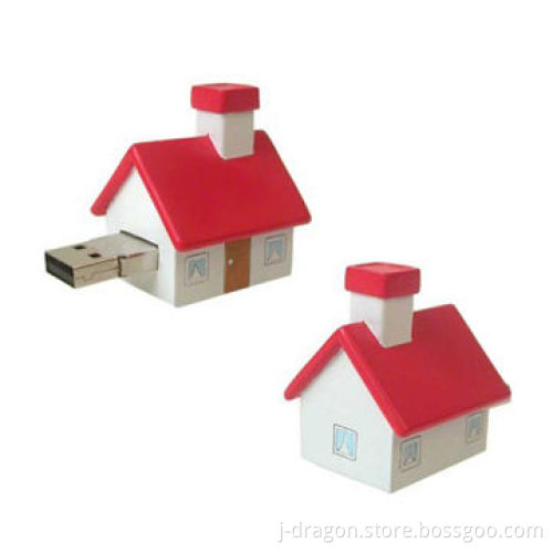 Custom PVC 3D House & Building Shape USB Flash Drives